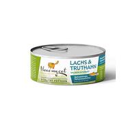 I Love My Cat Nourriture Humide pour Chats avec Saumon et Dinde - 100g. Alimentation Humide sans Céréales. Pâtée Riche en Oméga-3. Nourriture pour Chats Adultes