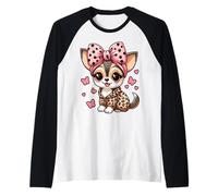 I Love My Chihuahua | J'aime Mon Chihuahua Manche Raglan