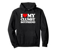 I Love My Clumsy Boyfriend - Petit ami sarcastique Sweat à Capuche