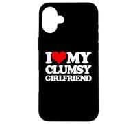 I Love My Clumsy Girlfriend - Fun Saying Sarcastic Girlfriend Coque pour iPhone 16 Plus