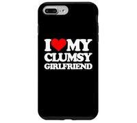 I Love My Clumsy Girlfriend - Fun Saying Sarcastic Girlfriend Coque pour iPhone 7 Plus/8 Plus