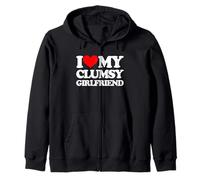 I Love My Clumsy Girlfriend - Fun Saying Sarcastic Girlfriend Sweat à Capuche