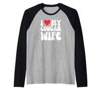 I Love My Cougar Wife! Jouet Amusant garçon et Jeune Mari Manche Raglan