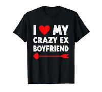 I Love My Crazy Ex Boyfriend - Saint Valentin Amusant T-Shirt Graphique avec Valeur