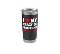 I Love My Crazy Ex Girlfriend - Saint Valentin drôle Gobelet isotherme en acier inoxydable double paroi
