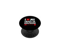 I Love My Crazy Ex Girlfriend - Saint Valentin drôle PopSockets PopGrip Adhésif