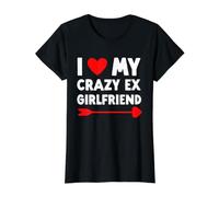 I Love My Crazy Ex Girlfriend - Saint Valentin drôle T-Shirt Graphique avec Valeur