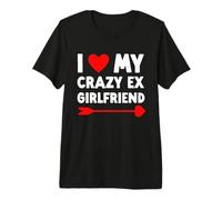 I Love My Crazy Ex Girlfriend - Saint Valentin drôle T-Shirt Haut de Gamme