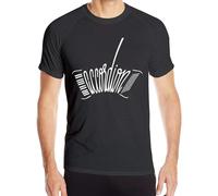 I Love My Crazy Nurse Wife Men's Short Sleeve Shirts Quick-Drying Outdoor Sports Tops Manches Courtes(Small)