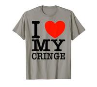 I Love My Cringe T-shirt humoristique avec inscription « I Love My Cringe » T-Shirt