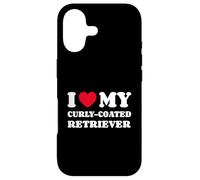 I Love My Curly-Coated Retriever Retriever à Poil Bouclé Coque pour iPhone 17