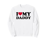 I Love My Daddy Heart Grandpa Family Sweatshirt