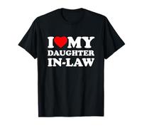 I Love My Daughter-in-Law Heart Funny Family T-Shirt