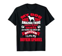 I Love My Dog Boykin Spaniel Funny Puppy Dogs Lovers T-Shirt