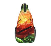 I Love My Dog Dachshunds_1 Sac à bandoulière décontracté pour homme avec plusieurs poches pour voyage et usage quotidien, Rose vive_1, Taille unique