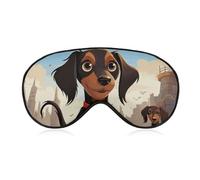 I Love My Dog - Masque de sommeil occultant en tissu ventilé, style réglable, sans pression, doux pour la peau, pour homme et femme