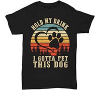 I Love My Dog Pet This Lover T-Shirt Tee Gift Mom Dad Funny Puppy Black XL
