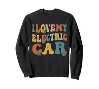 I Love My Electric Car EV Véhicule électrique Amoureux Sweatshirt