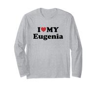 I Love My Eugenia Prénom Assorti Couple Manche Longue