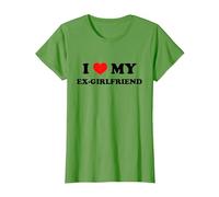 I Love My Ex-Girlfriend T-Shirt, Femme, Herbe, XS