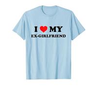 I Love My Ex-Girlfriend T-Shirt, Homme, Bleu Céleste, S