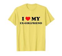 I Love My Ex-Girlfriend T-Shirt, Homme, Citron, S