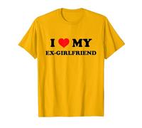 I Love My Ex-Girlfriend T-Shirt, Homme, Doré Vif, S