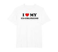 I Love My Ex-Girlfriend T-Shirt, Homme Grandes Tailles, Blanc, 3X Tall
