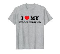 I Love My Ex-Girlfriend T-Shirt, Homme, Gris Chiné, 6XL