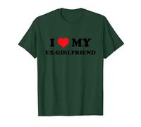 I Love My Ex-Girlfriend T-Shirt, Homme, Vert Forêt, XXL