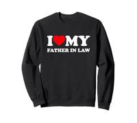 I Love My Father-in-Law I Heart Family Grandpa Sweatshirt