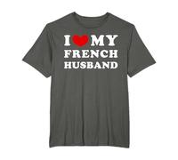 I Love My French Husband, J'aime mon mari français T-Shirt