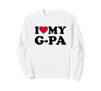 I Love My G-Pa Heart Grandpa Family GPA Sweatshirt