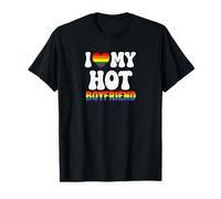I Love My Gay Boyfriend Awesome LGBTQ Pride Tees T-Shirt