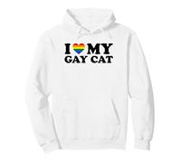 I Love My Gay Cat Sweat à Capuche