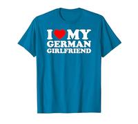 I Love My German Girlfriend T-Shirt, Homme, Saphir, 3XL