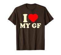 I Love My GF, I Heart My Beautiful Girlfriend Valentines Day T-Shirt