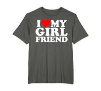 I Love My Girlfriend funny I Heart My Girlfriend T-Shirt