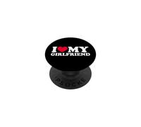 I Love My Girlfriend So Please Stay Away from Me PopSockets PopGrip Adhésif