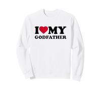 I Love My Godfather Heart Grandpa Family Sweatshirt