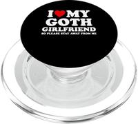 I Love My Goth Girlfriend So Please Stay Away from Me PopSockets PopGrip pour MagSafe