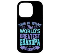 I Love My Grandpa, Best Cool Grandpa Illustration graphique Coque pour iPhone 14 Pro