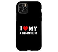 I Love My Hamster J'aime Mon Hamster Amour Cœur Coque pour iPhone 11 Pro