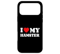 I Love My Hamster J'aime Mon Hamster Amour Cœur Coque pour iPhone 17 Pro Max