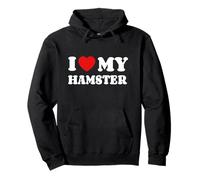 I Love My Hamster J'aime Mon Hamster Amour Cœur Sweat à Capuche