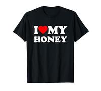 I Love My Honey Heart Family Grandma T-Shirt