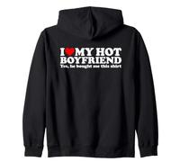 I Love My Hot Boyfriend Yes He Bought Me This Shirt Sweat à Capuche