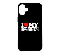 I Love My Hot British Boyfriend Coque pour iPhone 16 Plus
