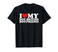 I Love My Hot British Boyfriend T-Shirt