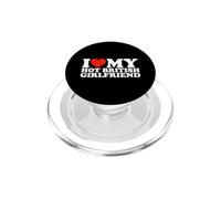 I Love My Hot British Girlfriend PopSockets PopGrip pour MagSafe